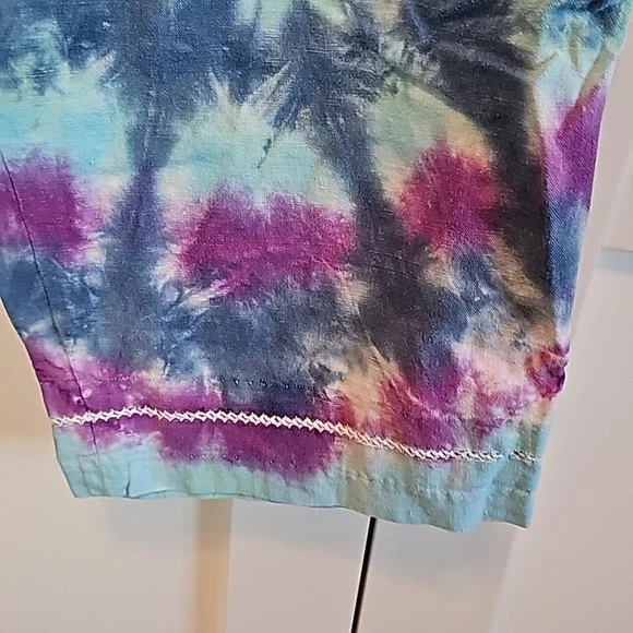 Tie dye Capri pants size L - Picture 3 of 5